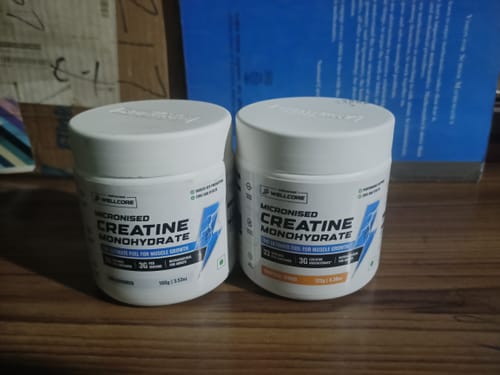 Customer photo review of Wellcore - Pure Micronised Creatine Monohydrate (122g, 33 Servings) Tropical Tango