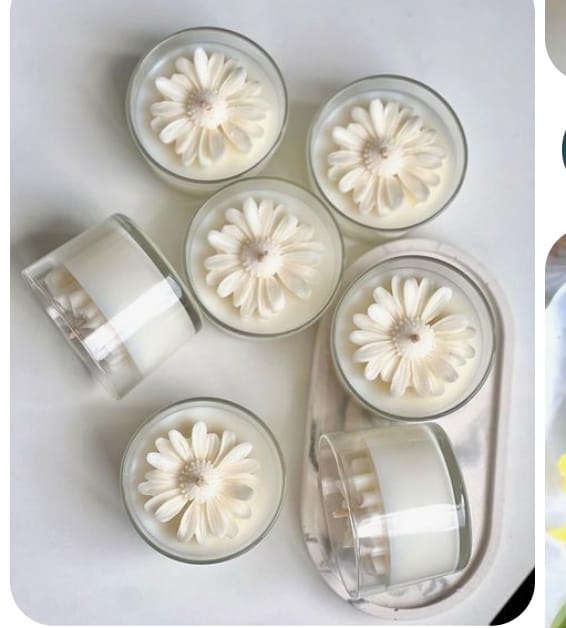 Customer photo review of Cera de Girasol para Velas en Vaso (BPF)