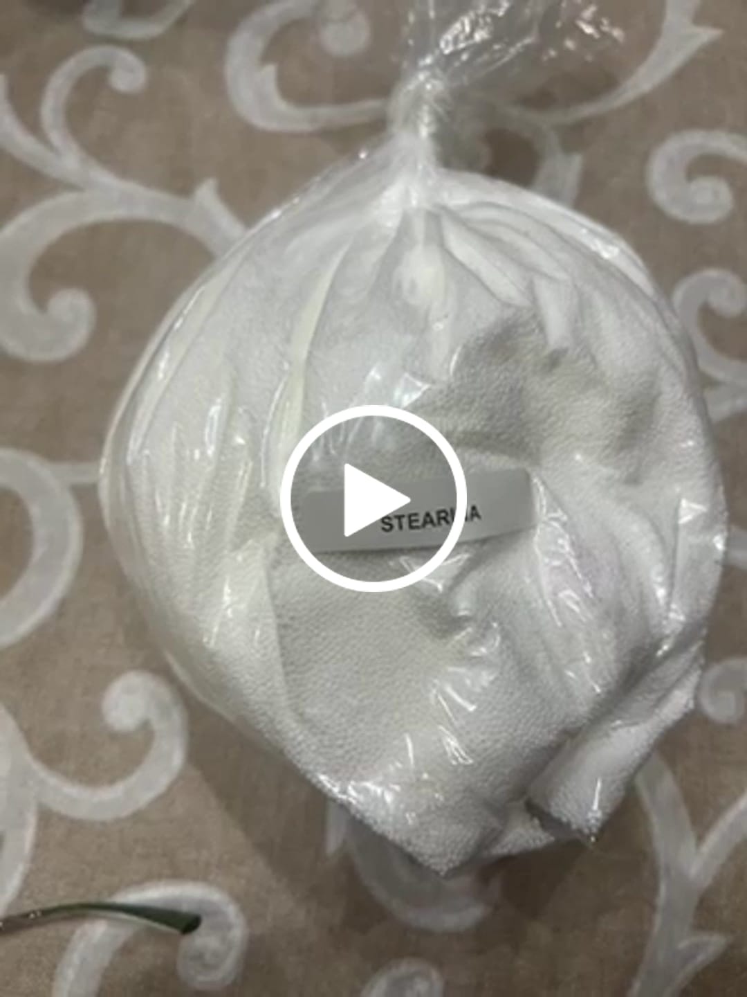 Customer video review of Ácido Esteárico Vegetal