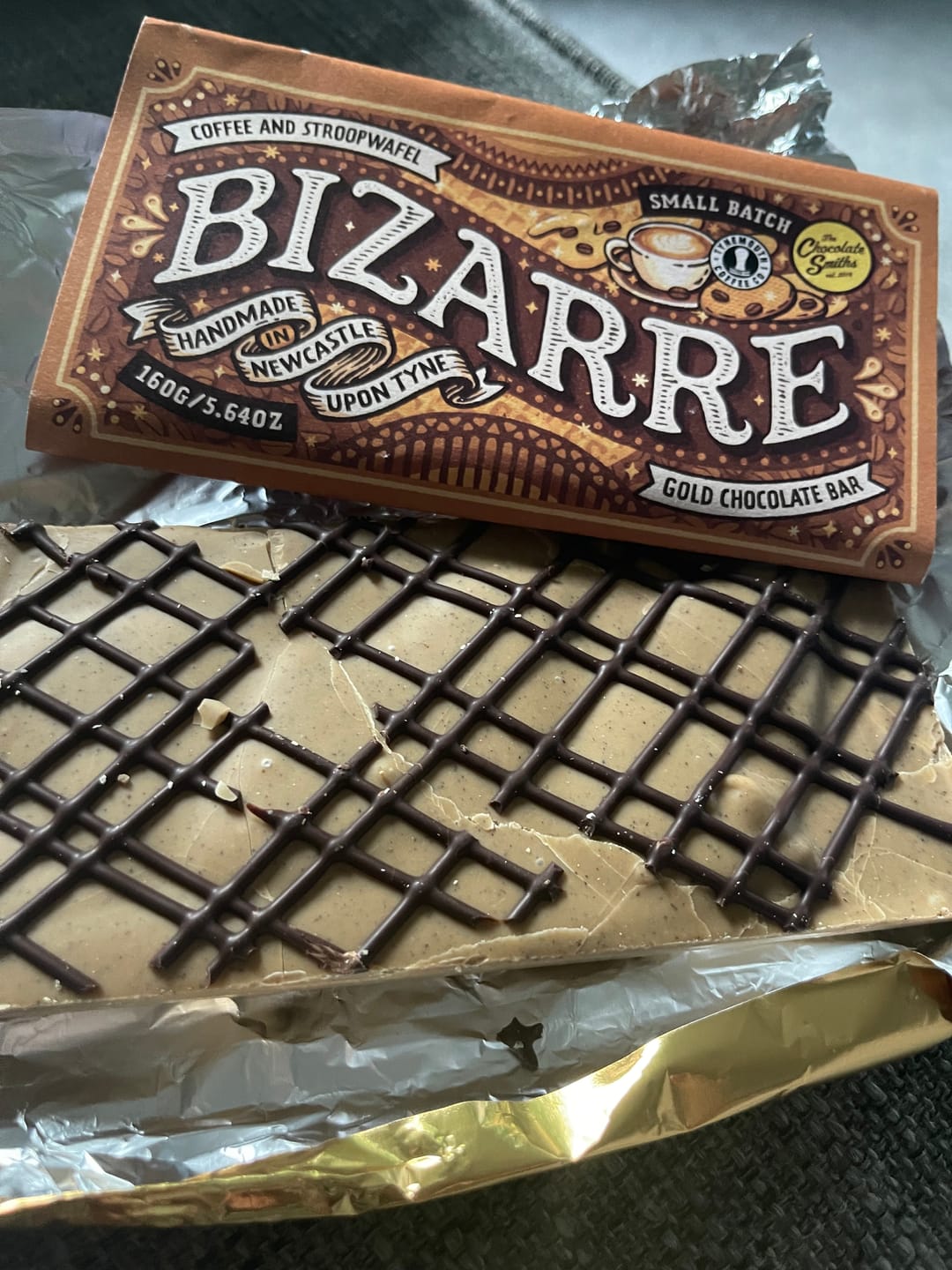 Customer photo review of Coffee and Stroopwafel Bizarre Bar 195g