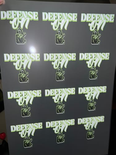 Customer photo review of DTF Cleaning Solution (Undo Clogs and Horizontal Lines)