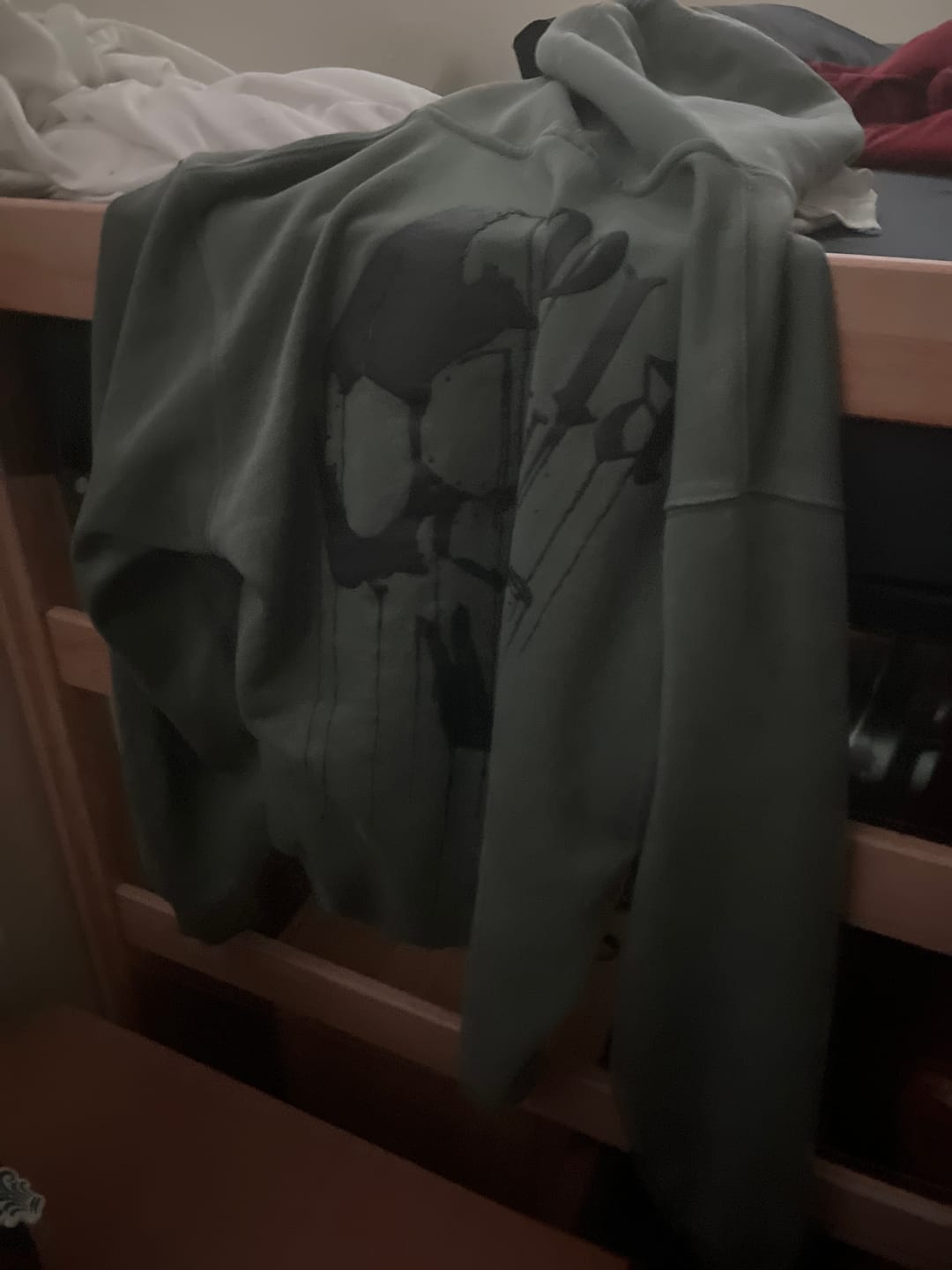 Customer photo review of 551 - Drippy Skull Hoodie