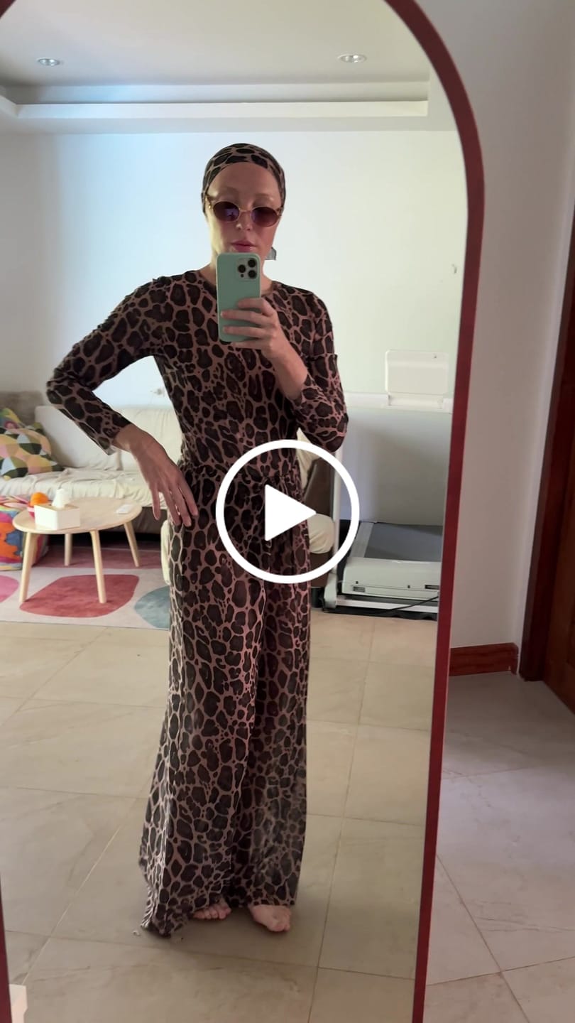 Customer video review of Tan Through Beach Trousers