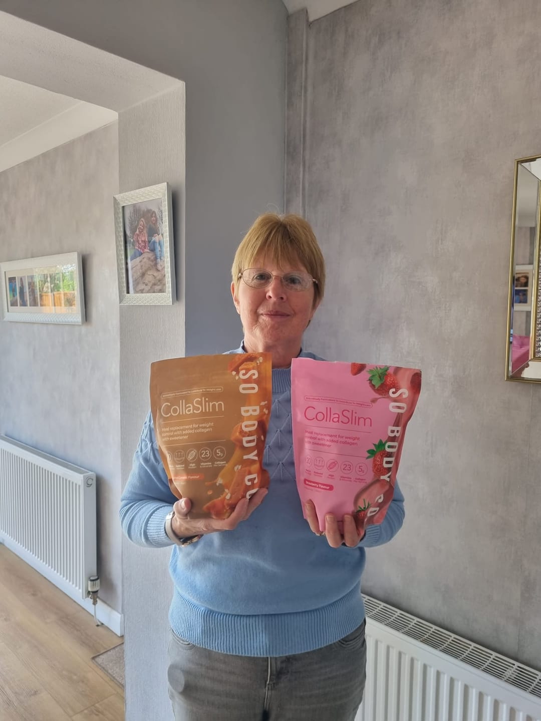 Customer photo review of CollaSlim Meal Replacement Shake With Collagen Protein