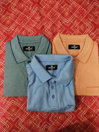 Customer photo review of Golf Polo - Collar T-Shirts Pack Of 3 Combo For Men | Ariser