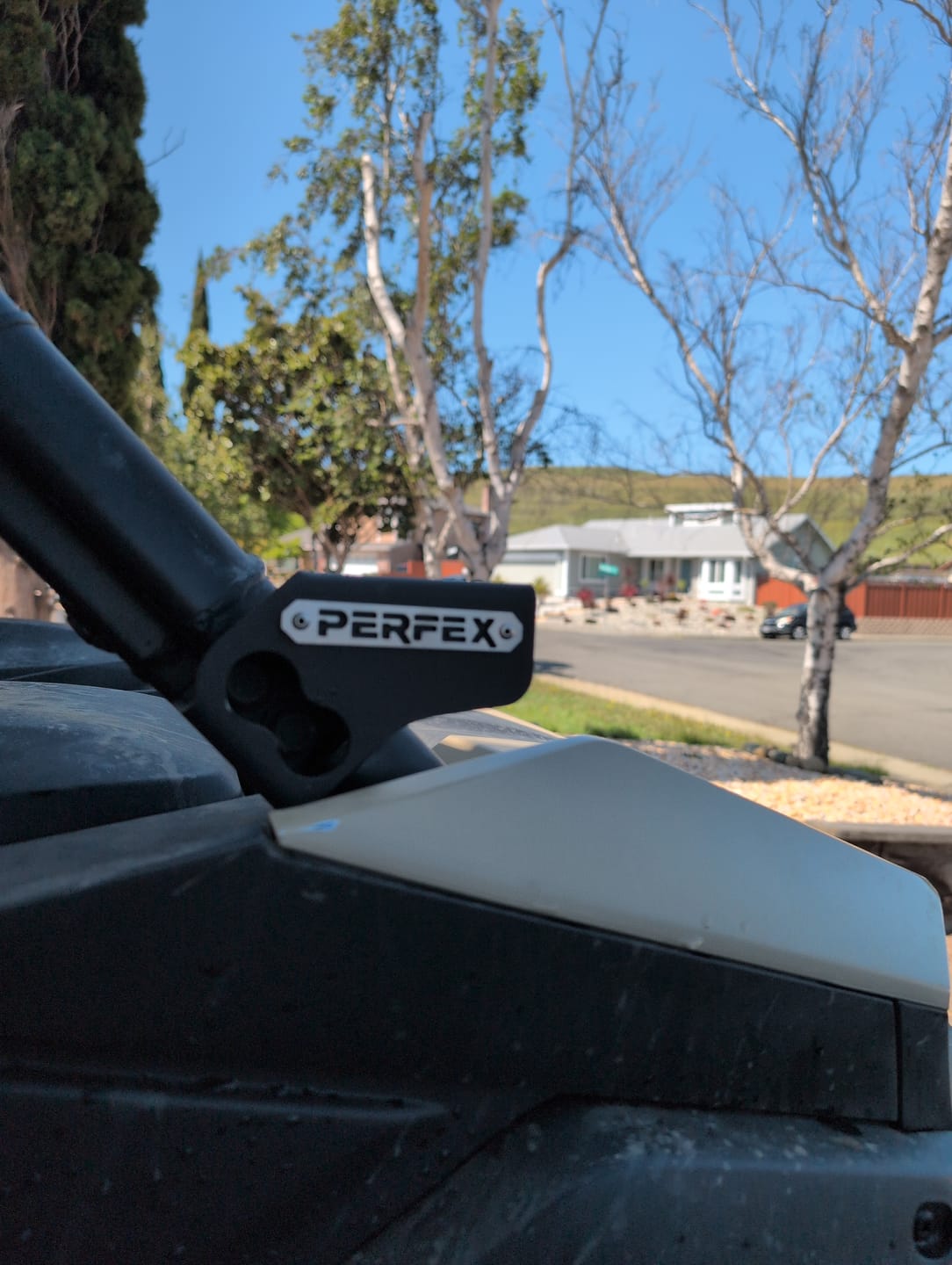 Customer photo review of Pod Light Mounting Brackets for CFMoto ZForce 800/950 G2 (2-Piece)