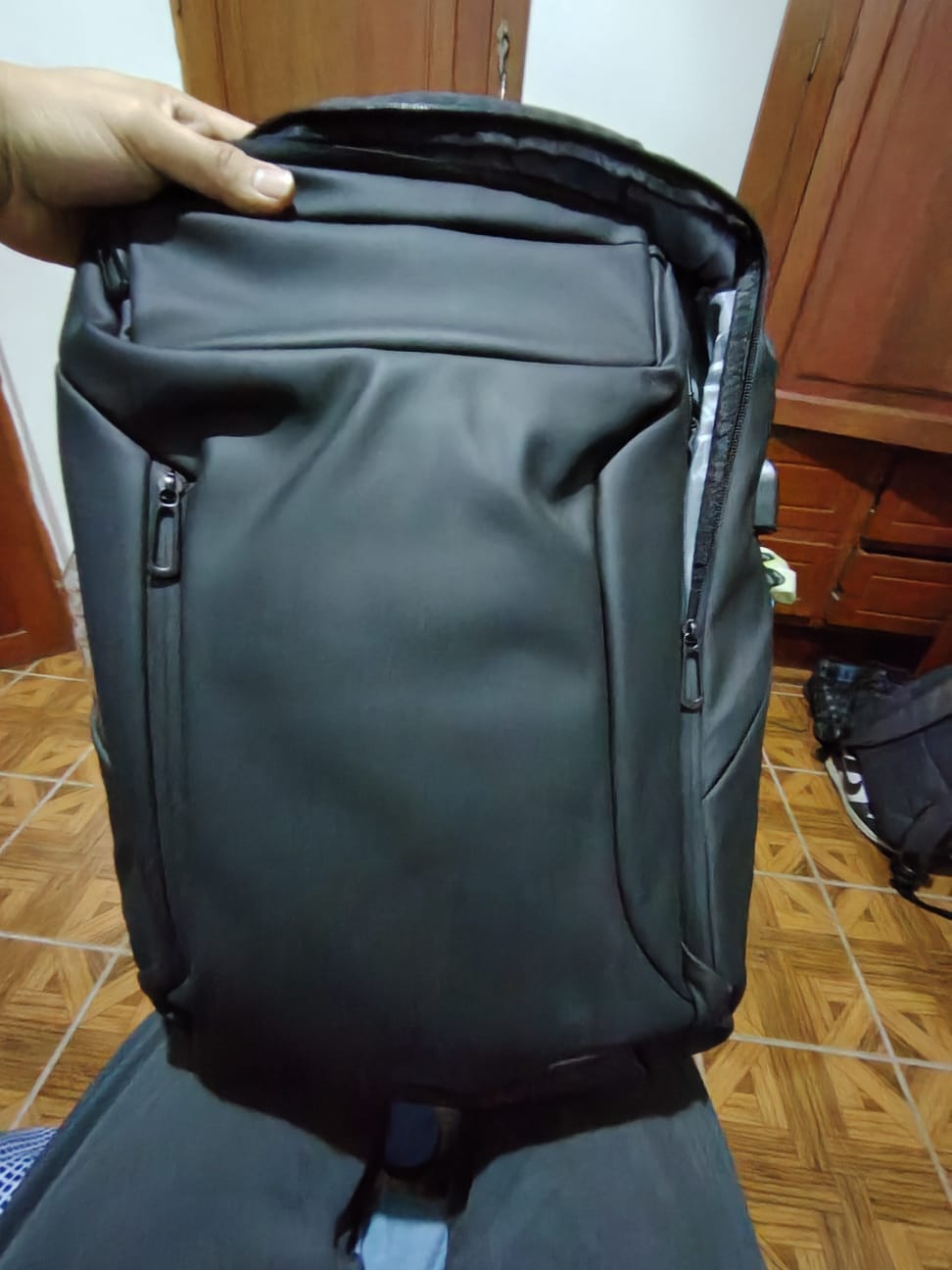 Customer photo review of The Business Backpack