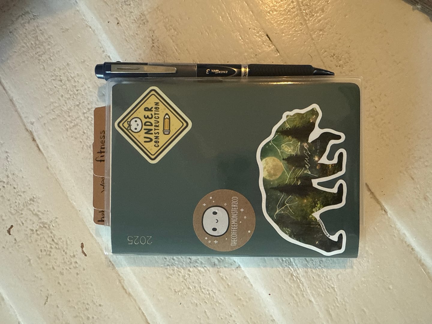 Customer photo review of Vinyl Clear Cover | Weekly Planner | Core | 288