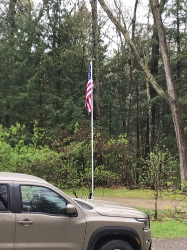 Customer photo review of Ultra Heavy Duty American Flag - 2-ply Polyester - Made In USA
