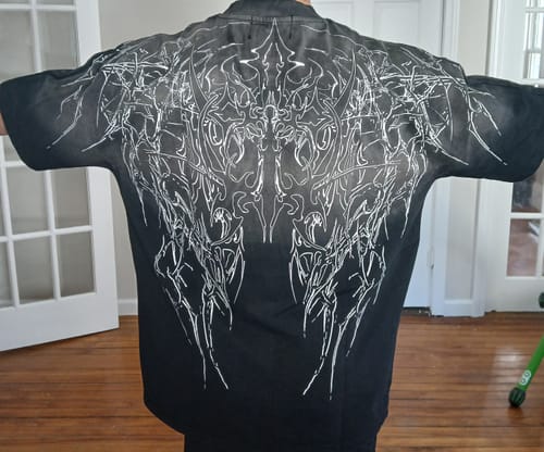 Customer photo review of Twilight's Curse Oversized T-shirt [SMOKE]