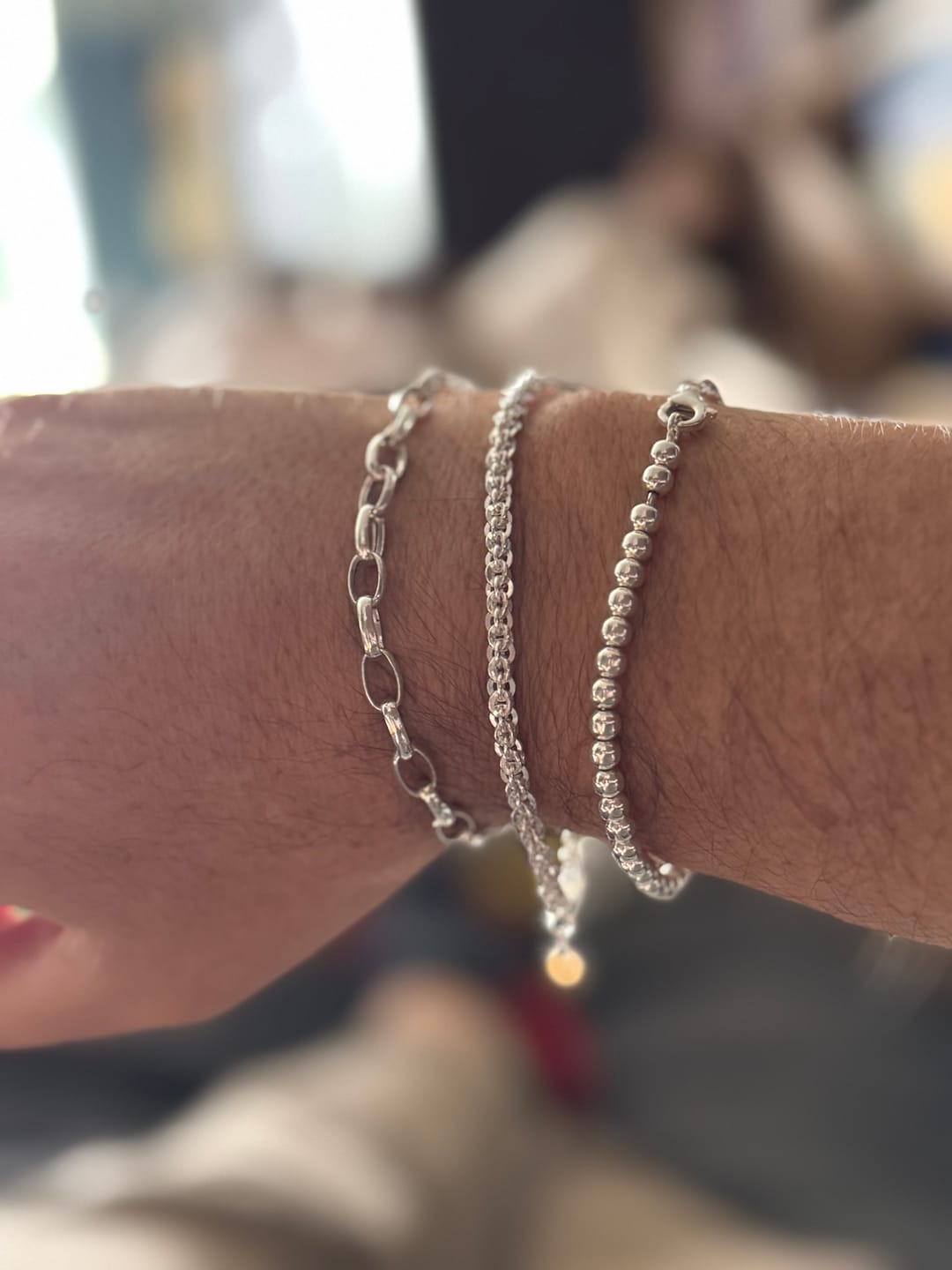 Customer photo review of Eterna Double Link Bracelet