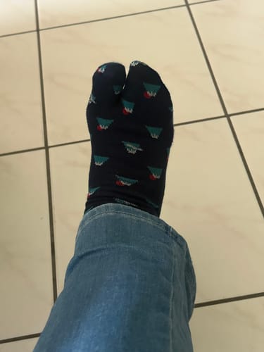 Customer photo review of Lot Chaussettes Tabi Fuji - 6 Paires