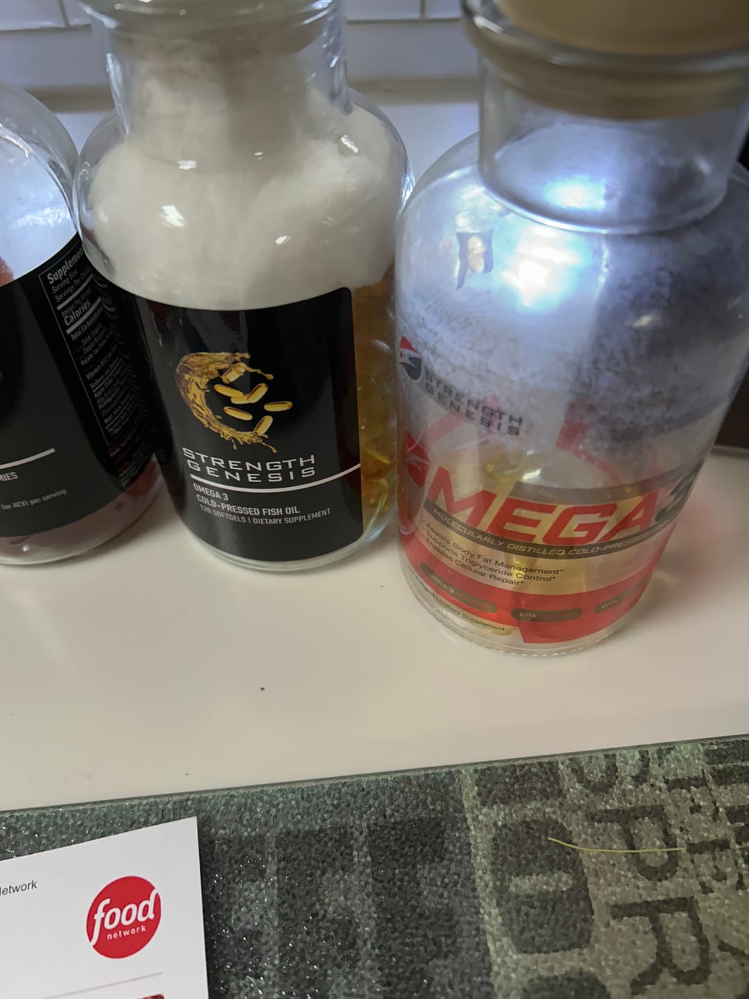 Customer photo review of Omega 3 Pharmaceutical Grade, Molecularly Distilled Cold Processed Fish Oil