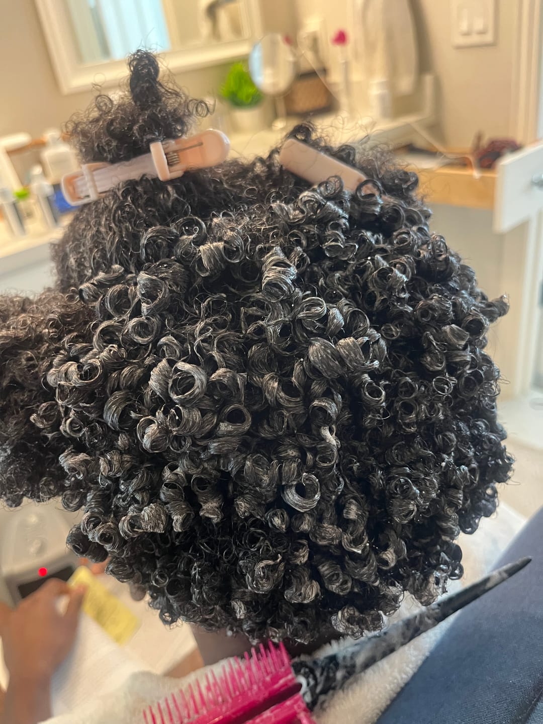 Customer photo review of LAVISH Leave-In Conditioning Styler