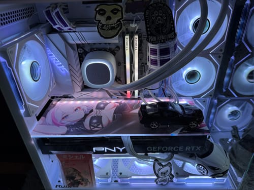 Customer photo review of Custom Design RGB GPU Backplate