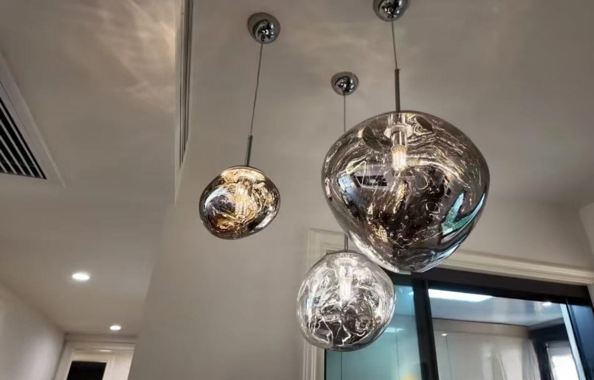 Customer photo review of Tambora Lava Pendant Light, Bulb Version