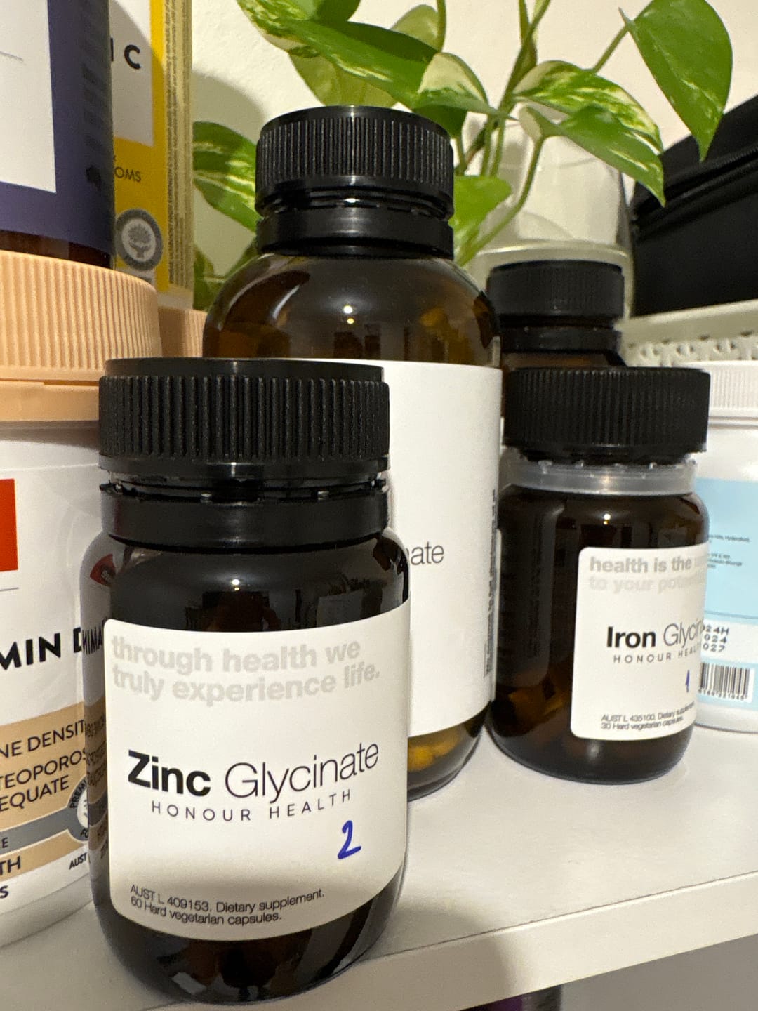 Customer photo review of Zinc Glycinate - 60 Capsules
