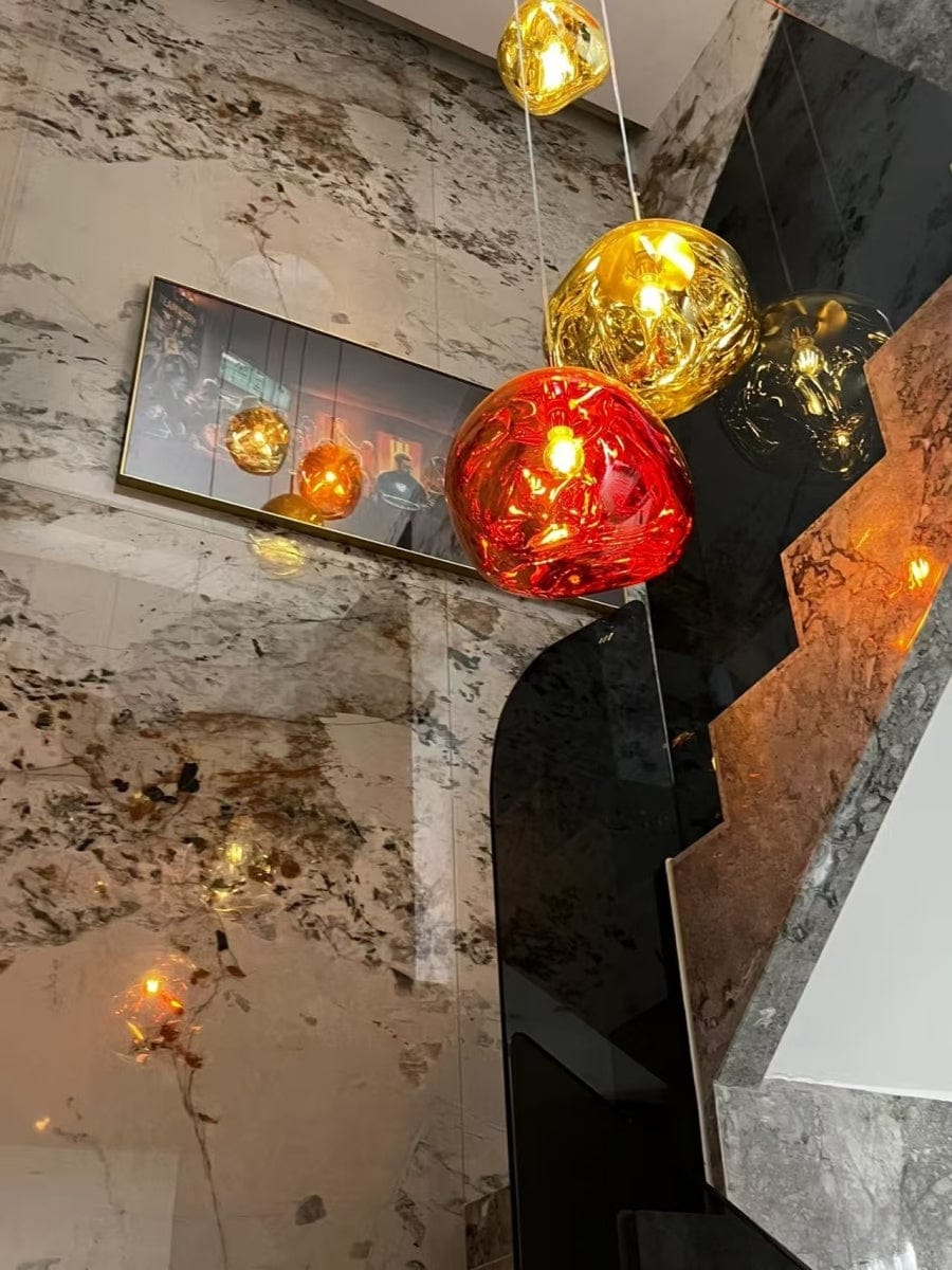 Customer photo review of Tambora Lava Pendant Light, Bulb Version