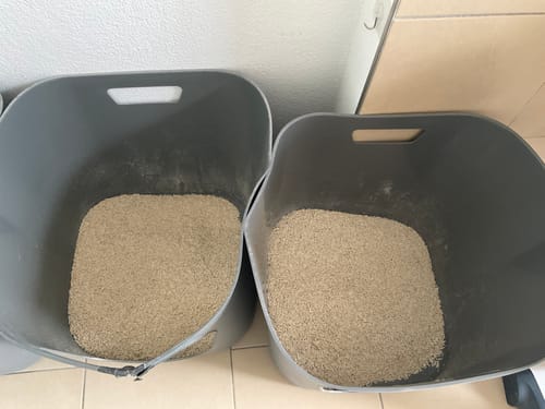 Customer photo review of Naturreines Katzenstreu