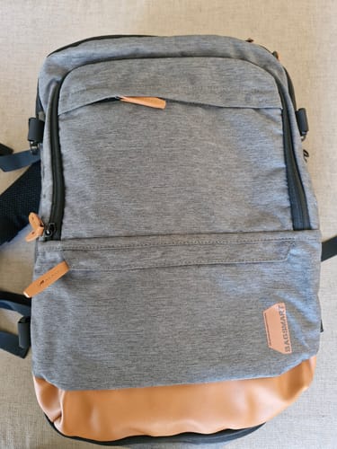 Customer photo review of Falco 40L Expandable Airline Approved Carry On Travel Backpack