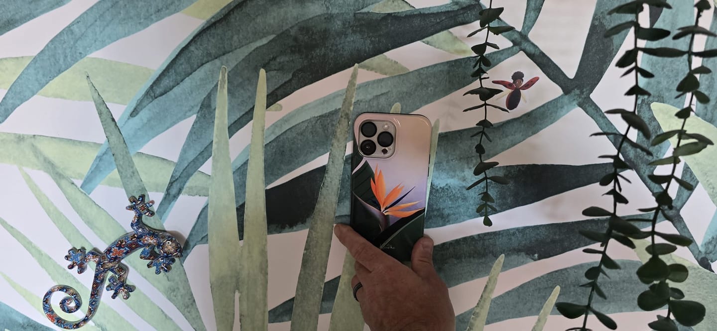 Customer photo review of Coque  Oiseau du Paradis