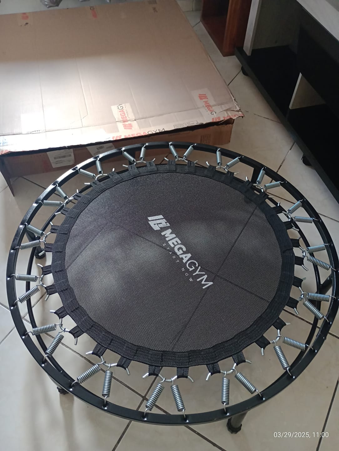 Customer photo review of Mini Jump Trampolim Profissional 32 Molas