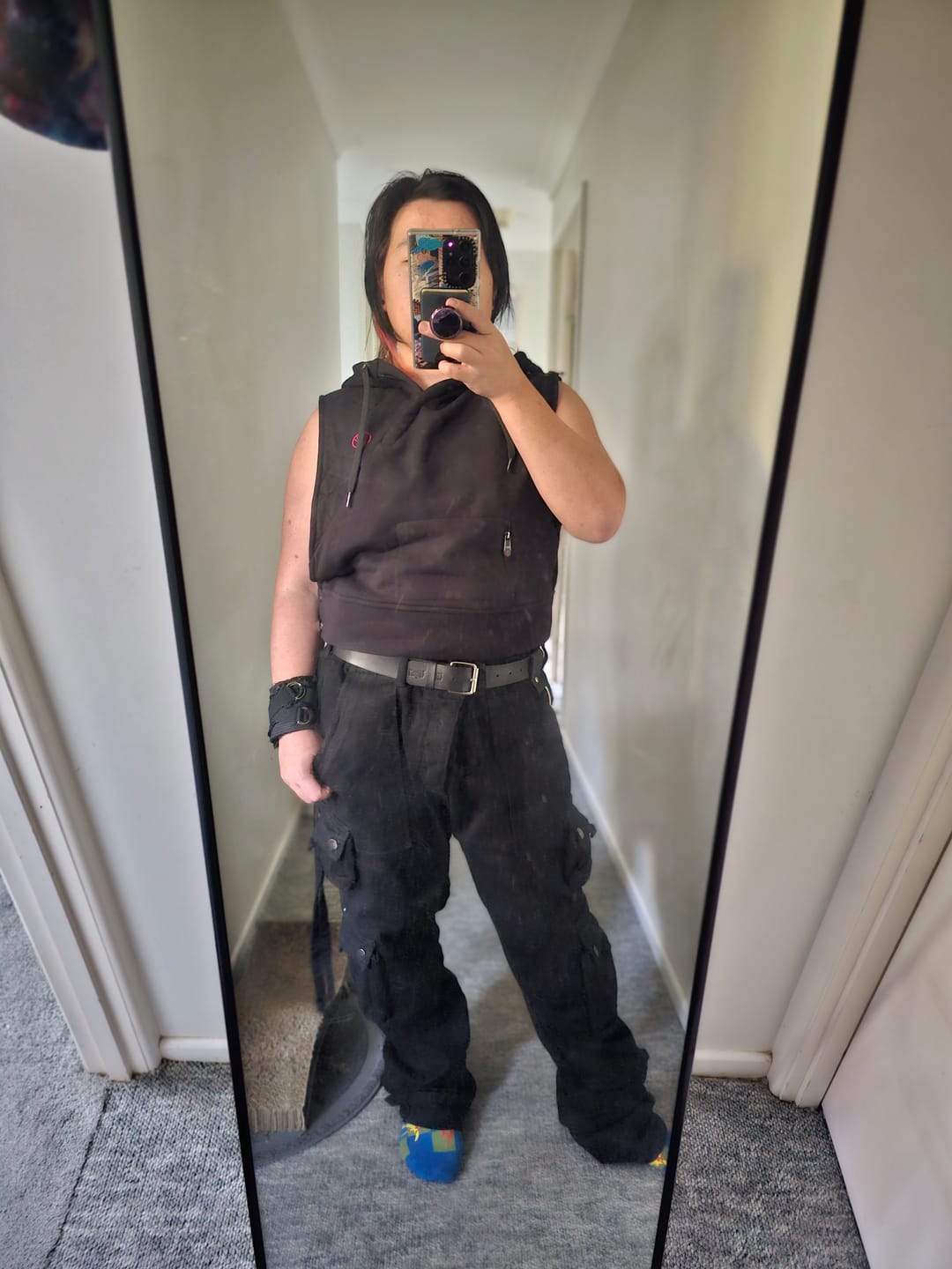 Customer photo review of Martialist Sleeveless Hoodie