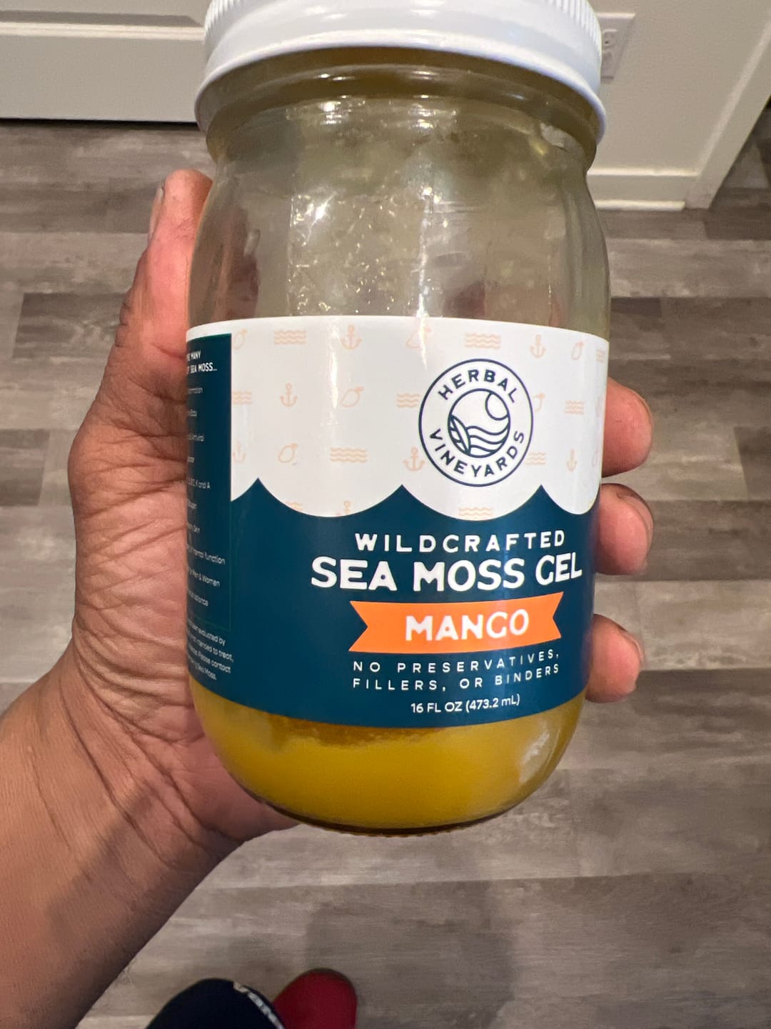 Customer photo review of EXCLUSIVE MANGO SEA MOSS GEL