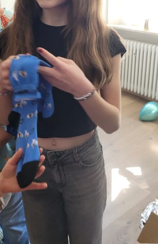 Maria O. review of Personalisierte Socken mit deinem Haustier image 1 out of 1