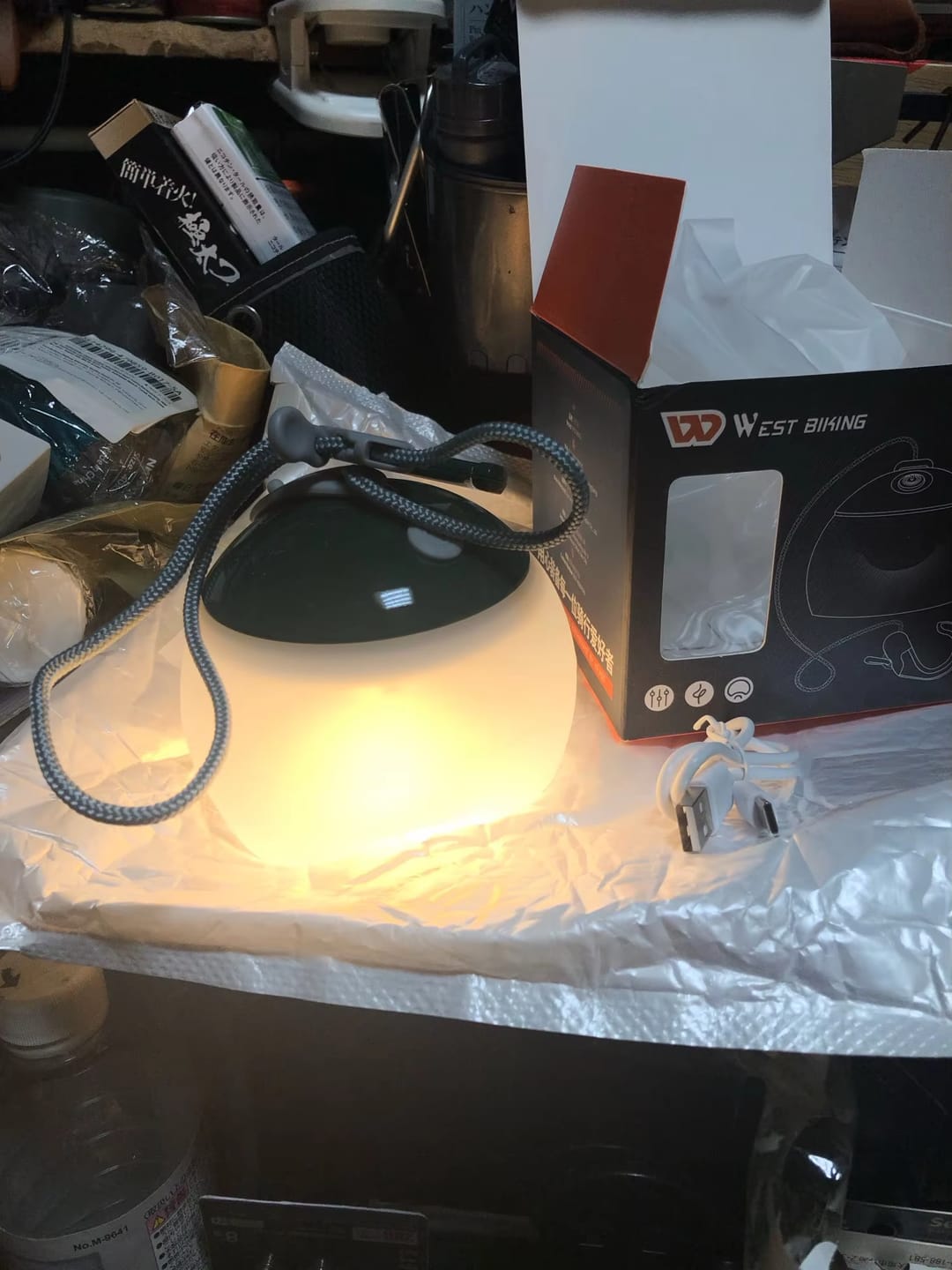 Customer photo review of Retro Camping Laterne USB Wiederaufladbares Licht - CampGlow