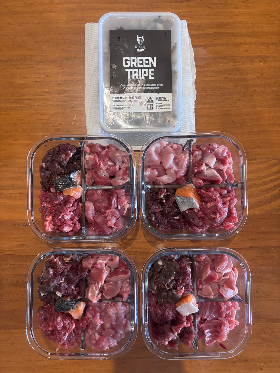 Customer photo review of Primal Raw Green Tripe | Immune & Digestive Health Dogs & Cats