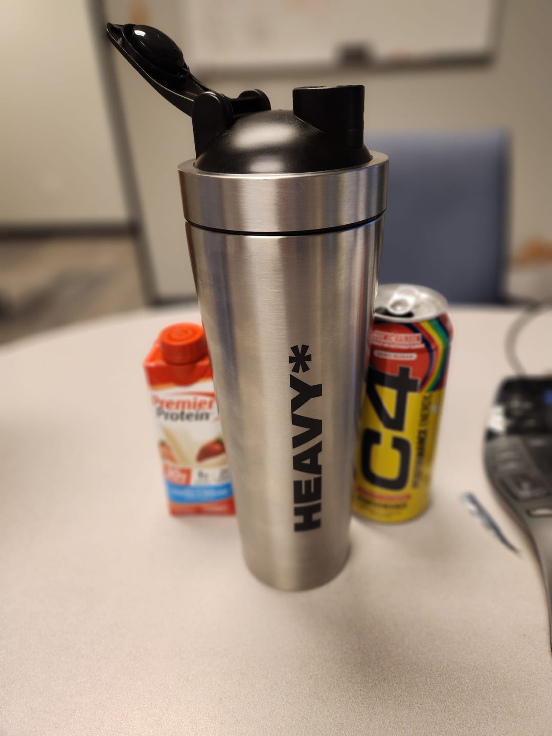 Customer photo review of 5lb HEAVY* Shaker | 25.3oz Stainless Steel Weighted Shaker