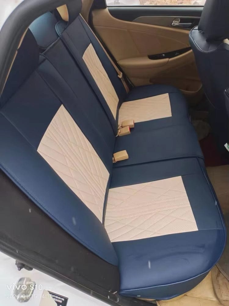 Customer photo review of Red Black Seat Cover
