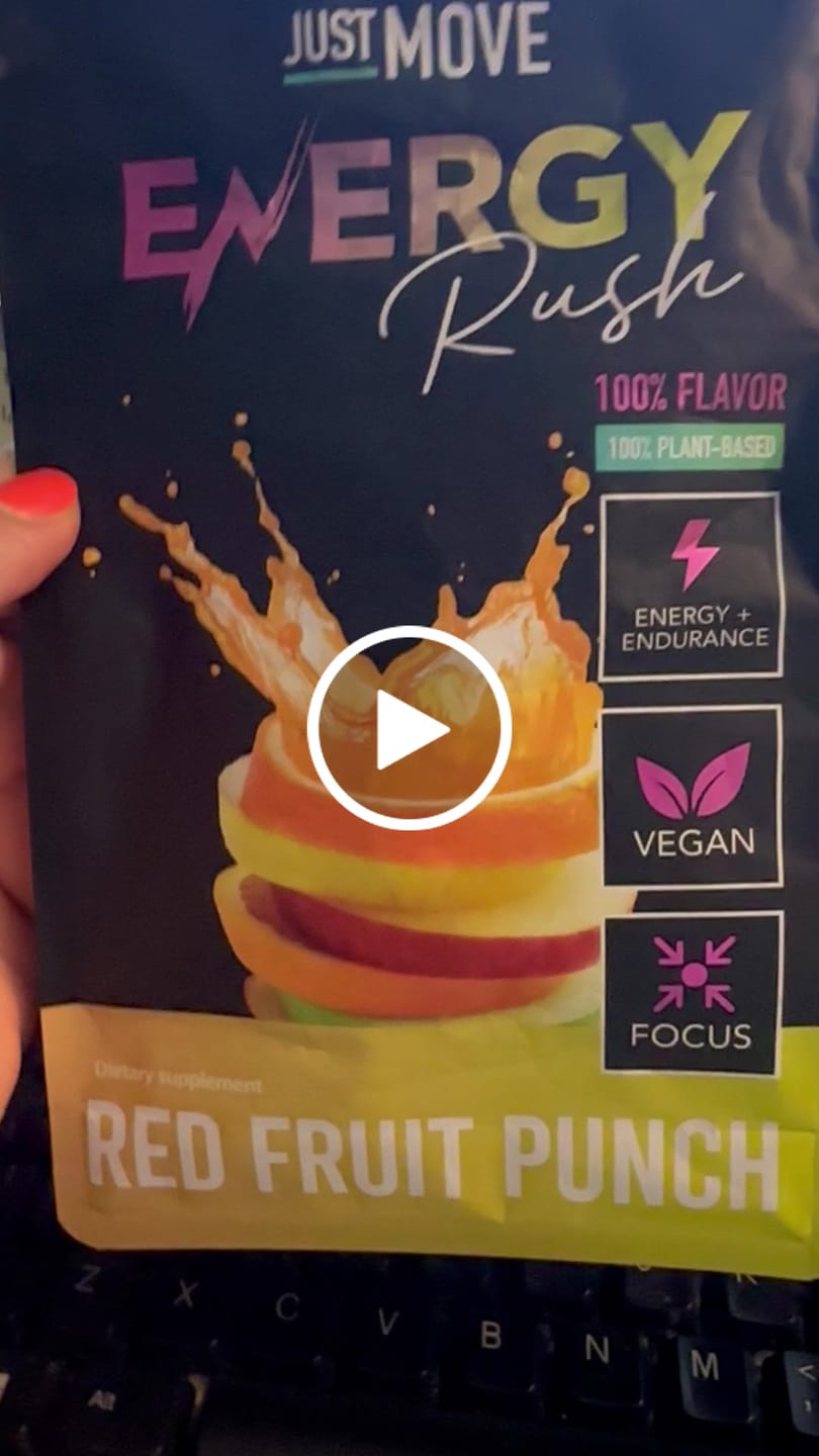 Customer video review of Fruit Punch Energy Rush -Pre Workout