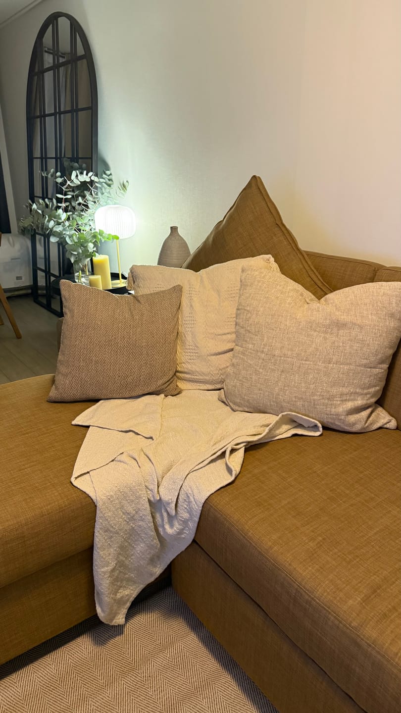Customer photo review of Relleno Cojin Egret 45x45