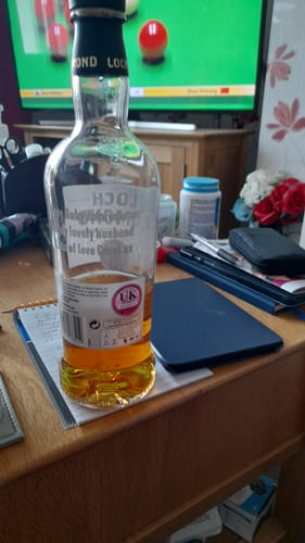 Customer photo review of Loch Lomond Whiskies Greeting Card