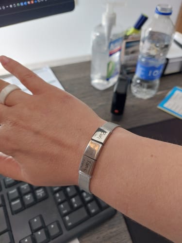 Customer photo review of Bracelet: Lux