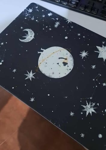 Customer photo review of Over the Moon Macbook Case