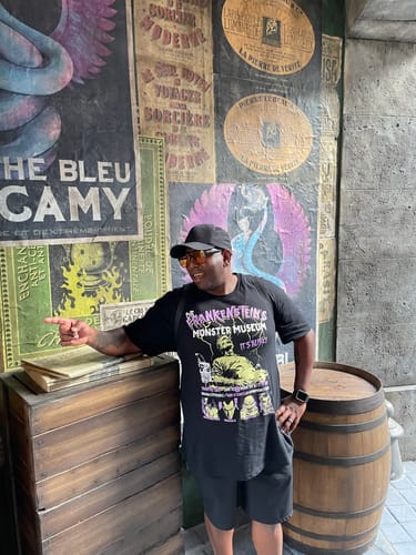 Customer photo review of Frankenstein's Monster Museum Shirt