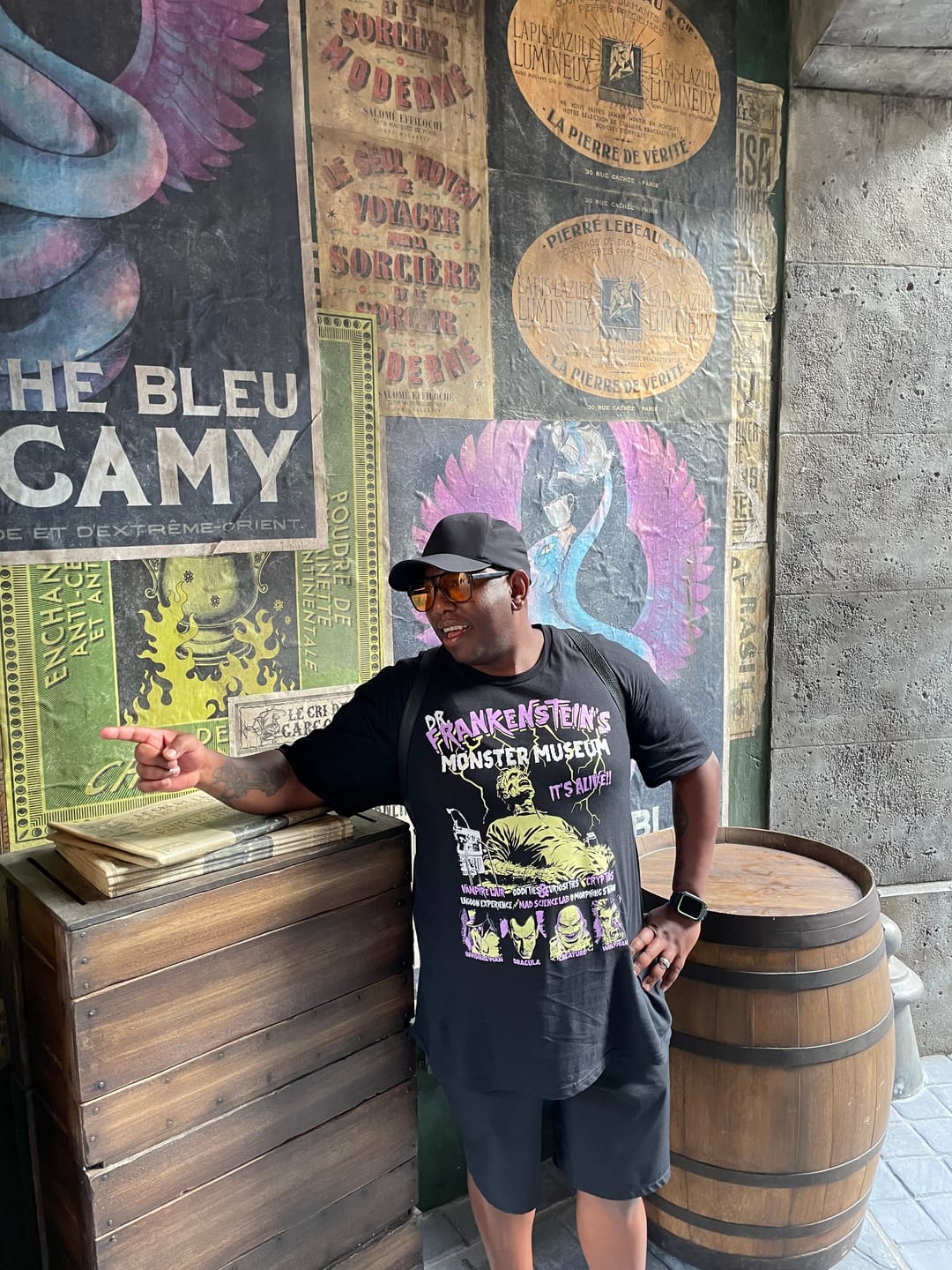 Customer photo review of Frankenstein's Monster Museum Shirt