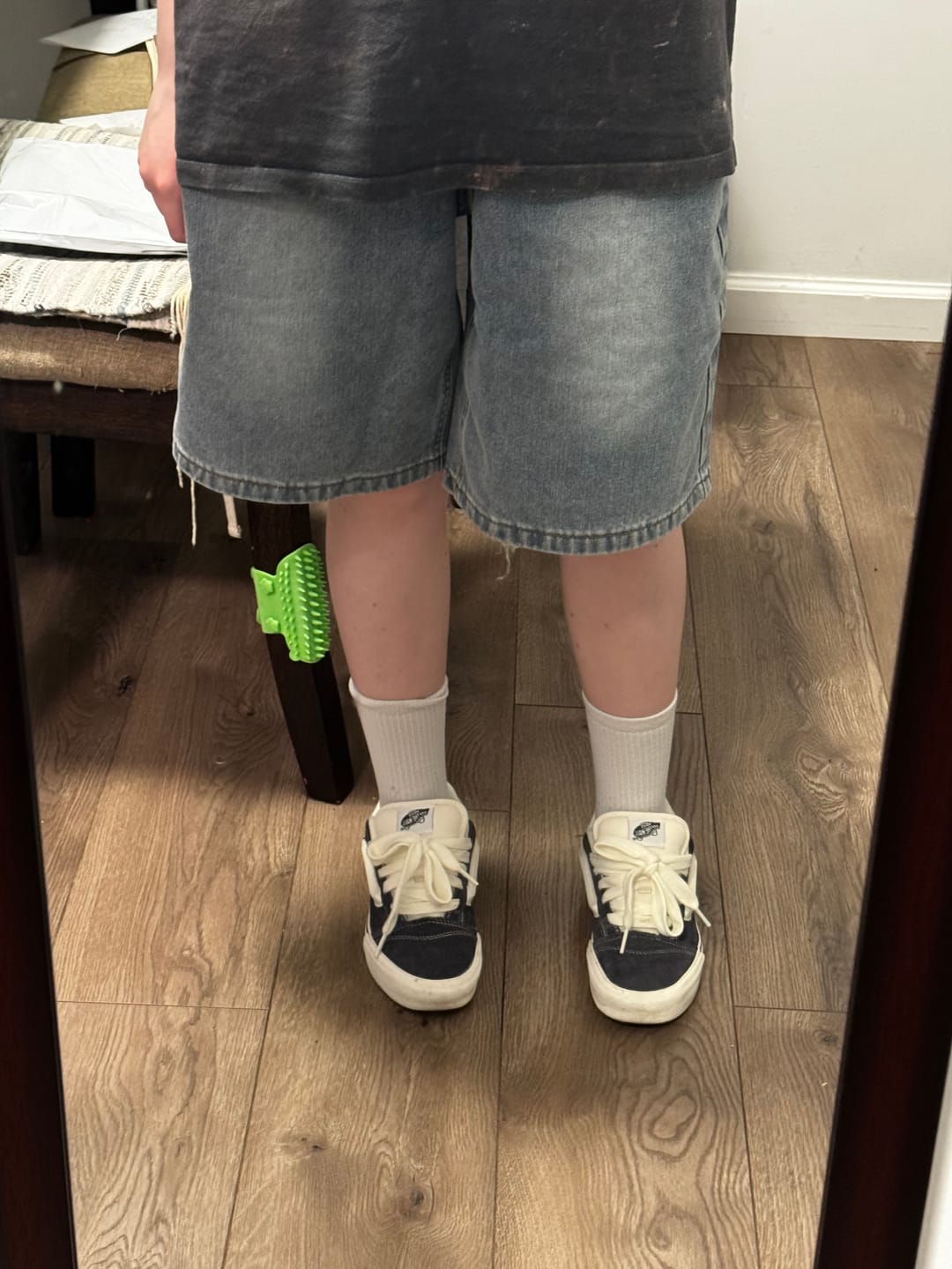 Customer photo review of Aelfric Eden Washed Wrinkle Jorts