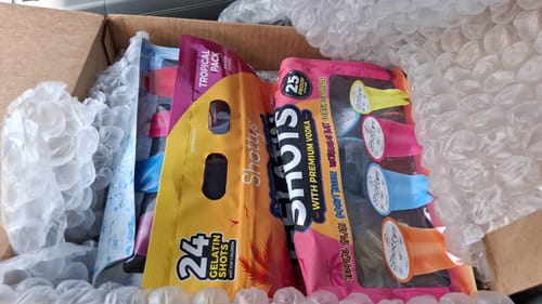 Customer photo review of Shottys Party-Ready Gelatin Shots With Premium Vodka (24Pk)