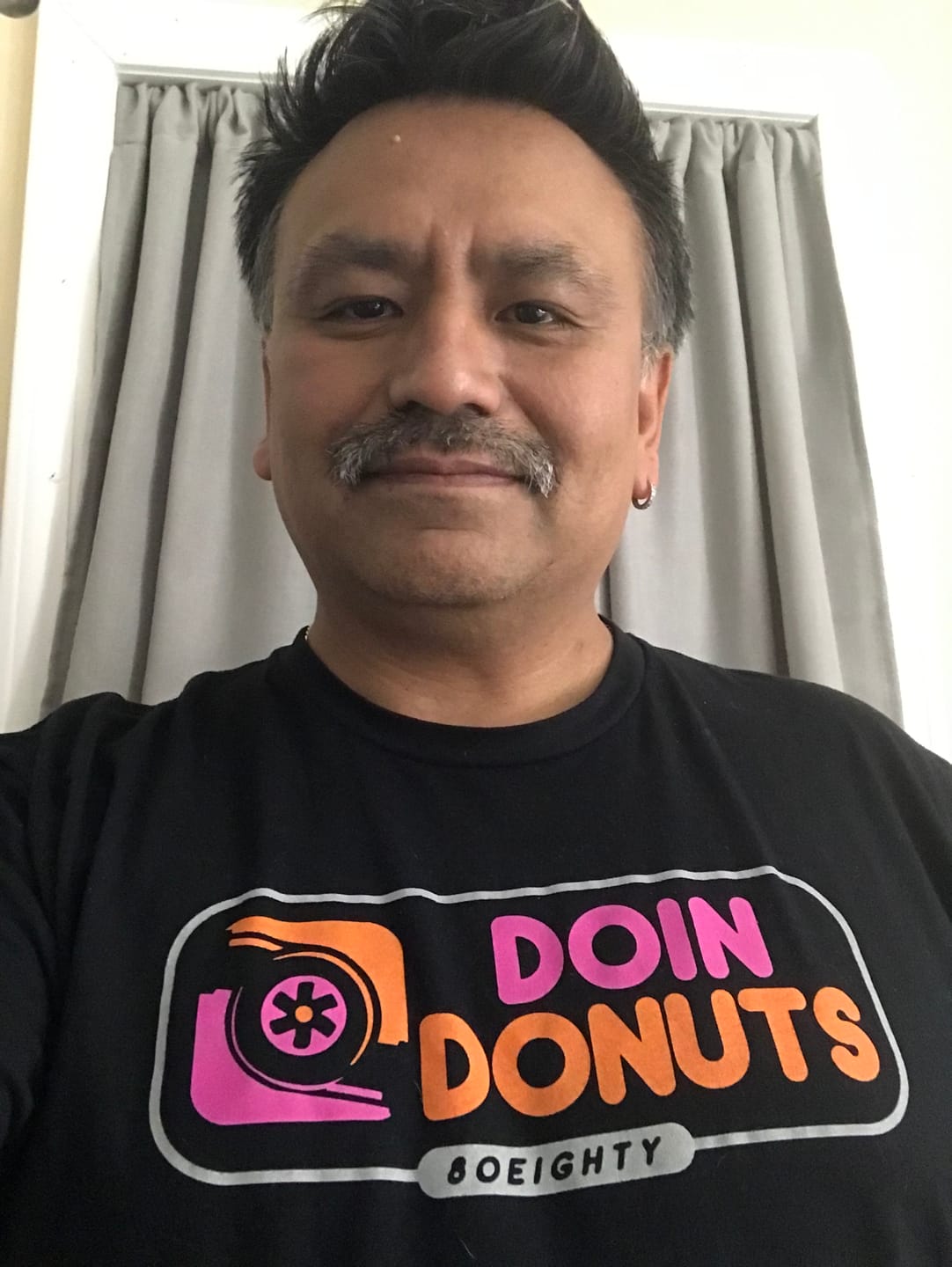 Customer photo review of 80Eighty® Doing Donuts Shirt