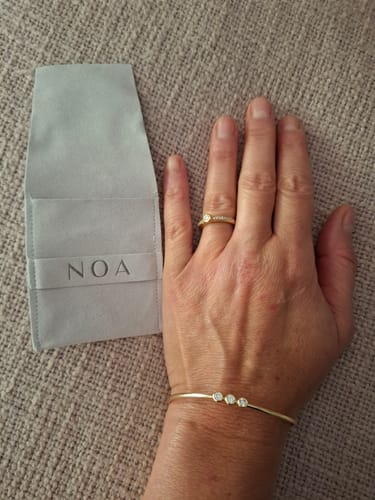 Customer photo review of ESCLAVA JAZZY BAÑO DE ORO