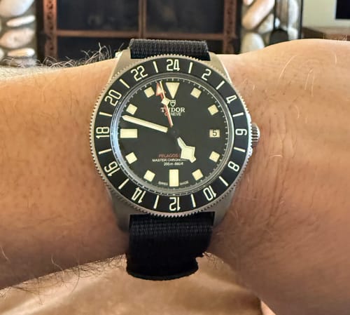 Customer photo review of Glomar Explorer - Hook And Loop Watch Strap