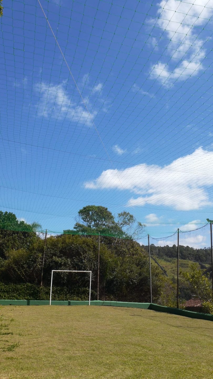 Customer photo review of Rede de Proteção Esportiva para Campo de Futebol e Society - Cobertura - Nylon