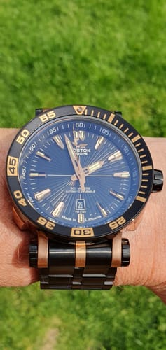 Customer photo review of ENERGIA BLACK PVD STAINLESS STEEL BRACELET 26mm
