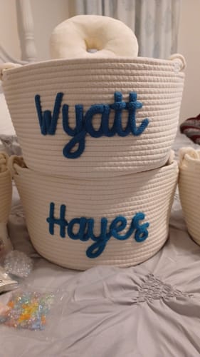 Customer photo review of Basket Size