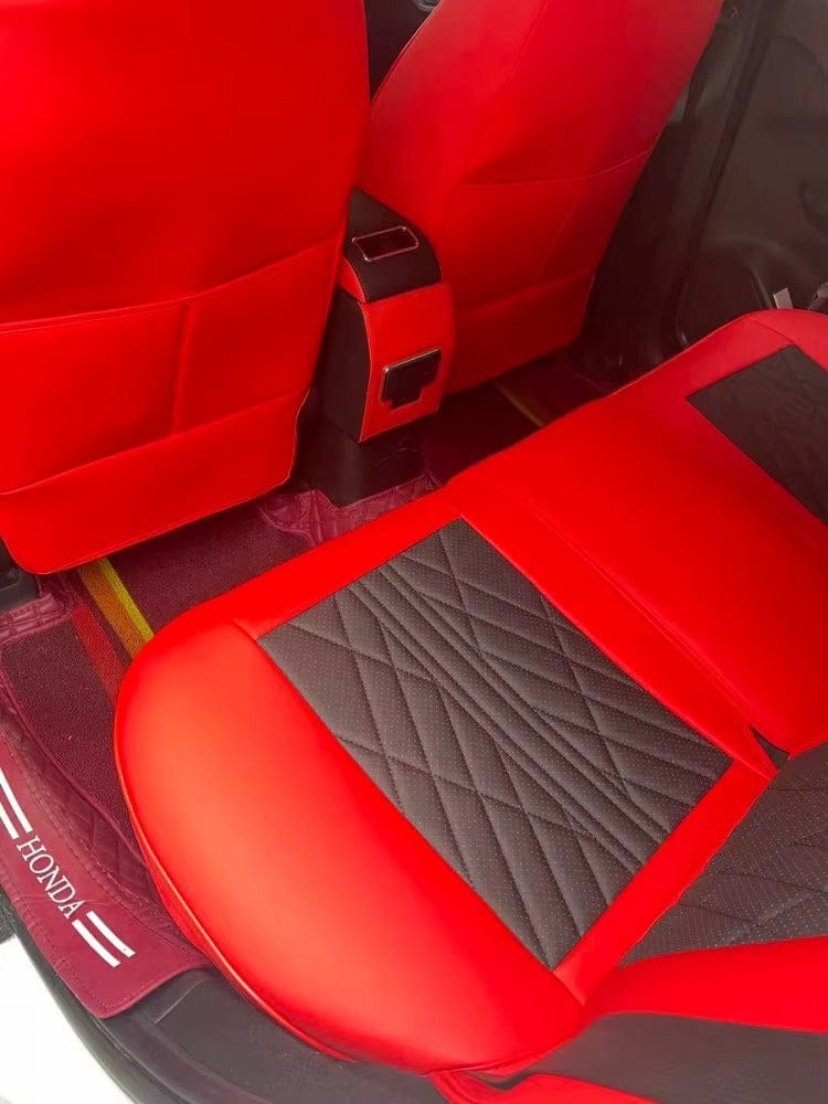 Customer photo review of Grey & Black Seat Cover