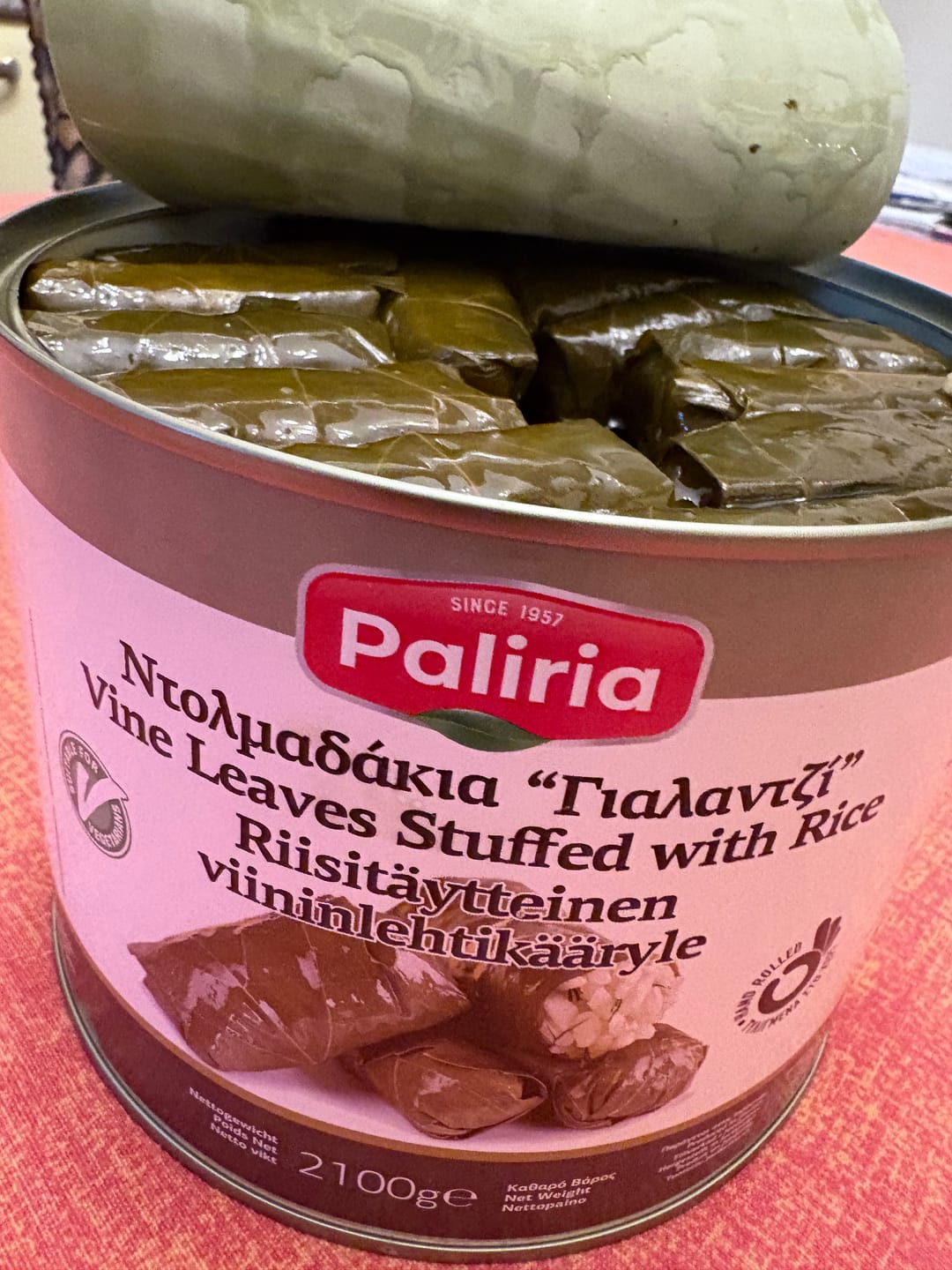 Customer photo review of Dolmadakia vine leaves (70pcs) - 2100g